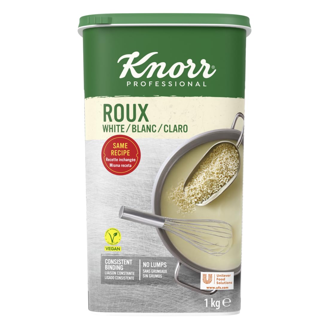 Knorr Professional White Roux - 1kg | Makes 16 Liters | Bain Marie Stable