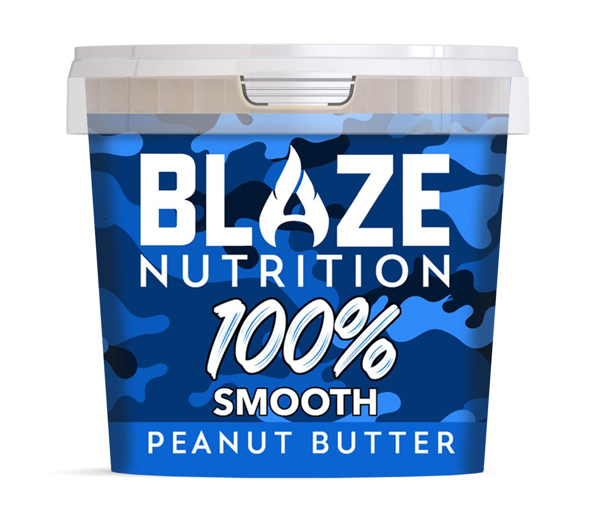 Blaze Nutrition Smooth Peanut Butter - 30% Protein | 1kg | 100% Roasted Peanuts
