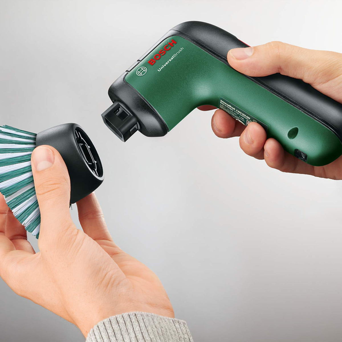 Bosch Bristle Brush - Heavy-Duty Bathroom & Kitchen Cleaning | Reusable | Green 7