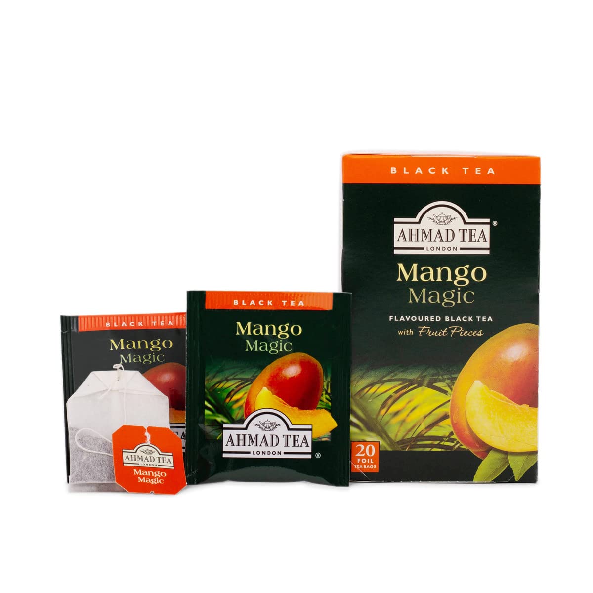 Ahmad Tea Mango Magic Black Tea - 20 Teabags (Pack of 2) 8