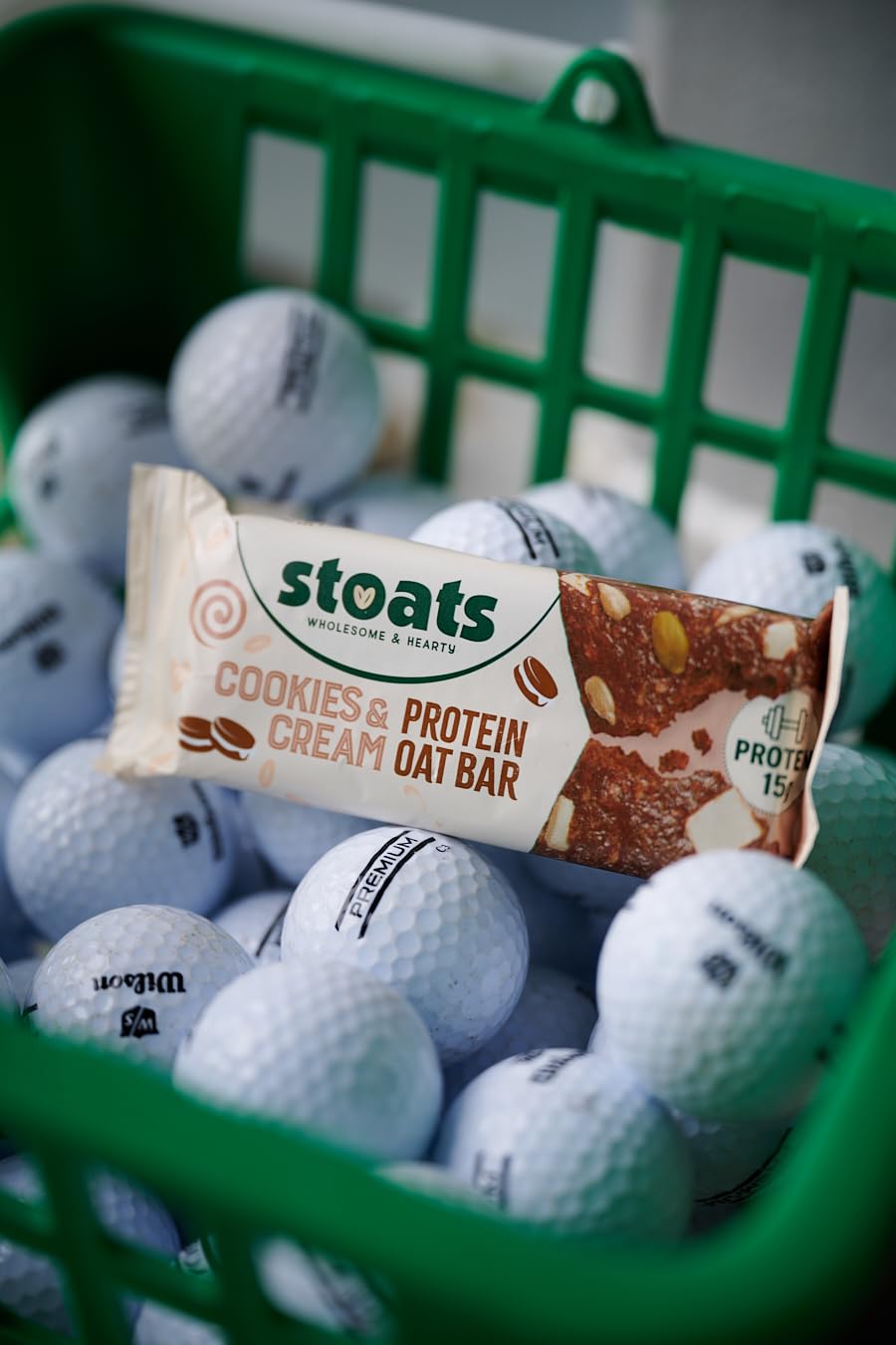 Stoats Cookies & Cream Protein Oat Bars - 16 Pack | High Protein & Fibre 4