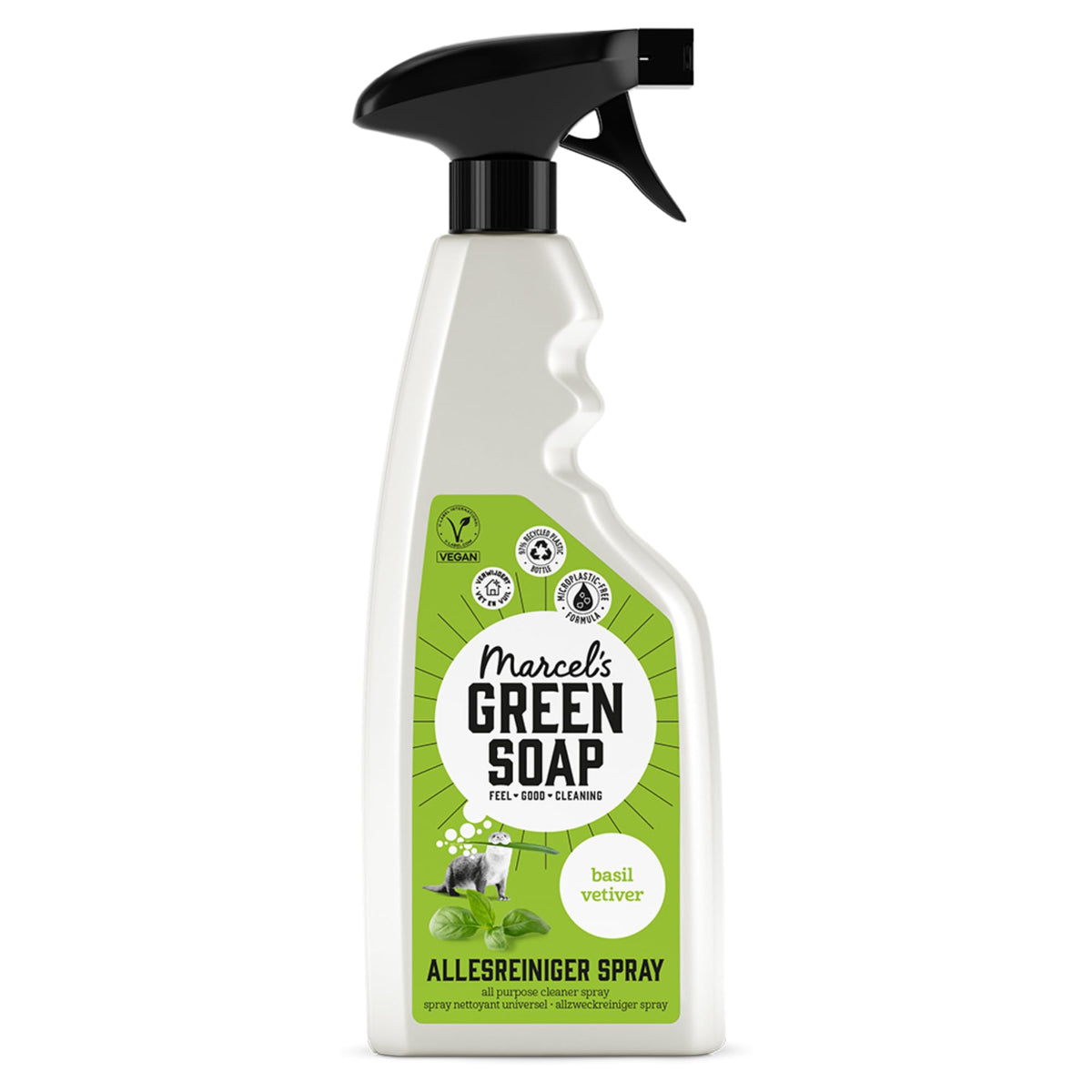 Marcel's Green Soap All-Purpose Cleaner Spray - Basil & Vetiver Scent - 500 ml 1