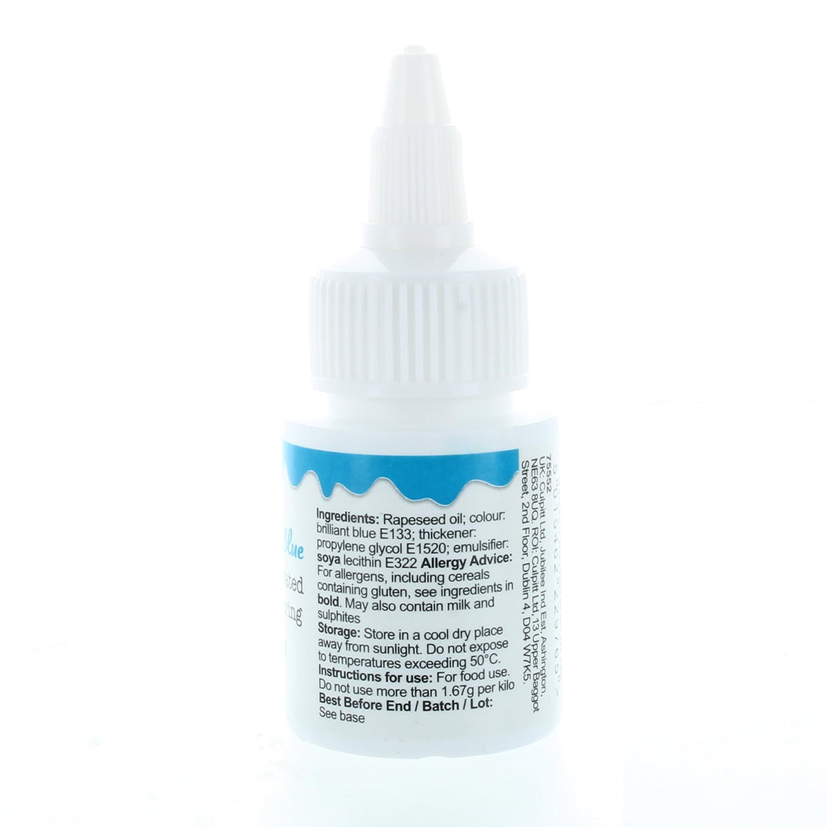 Colour Splash Oil Based Food Colouring - Bright Blue | 30ml Bottle 6