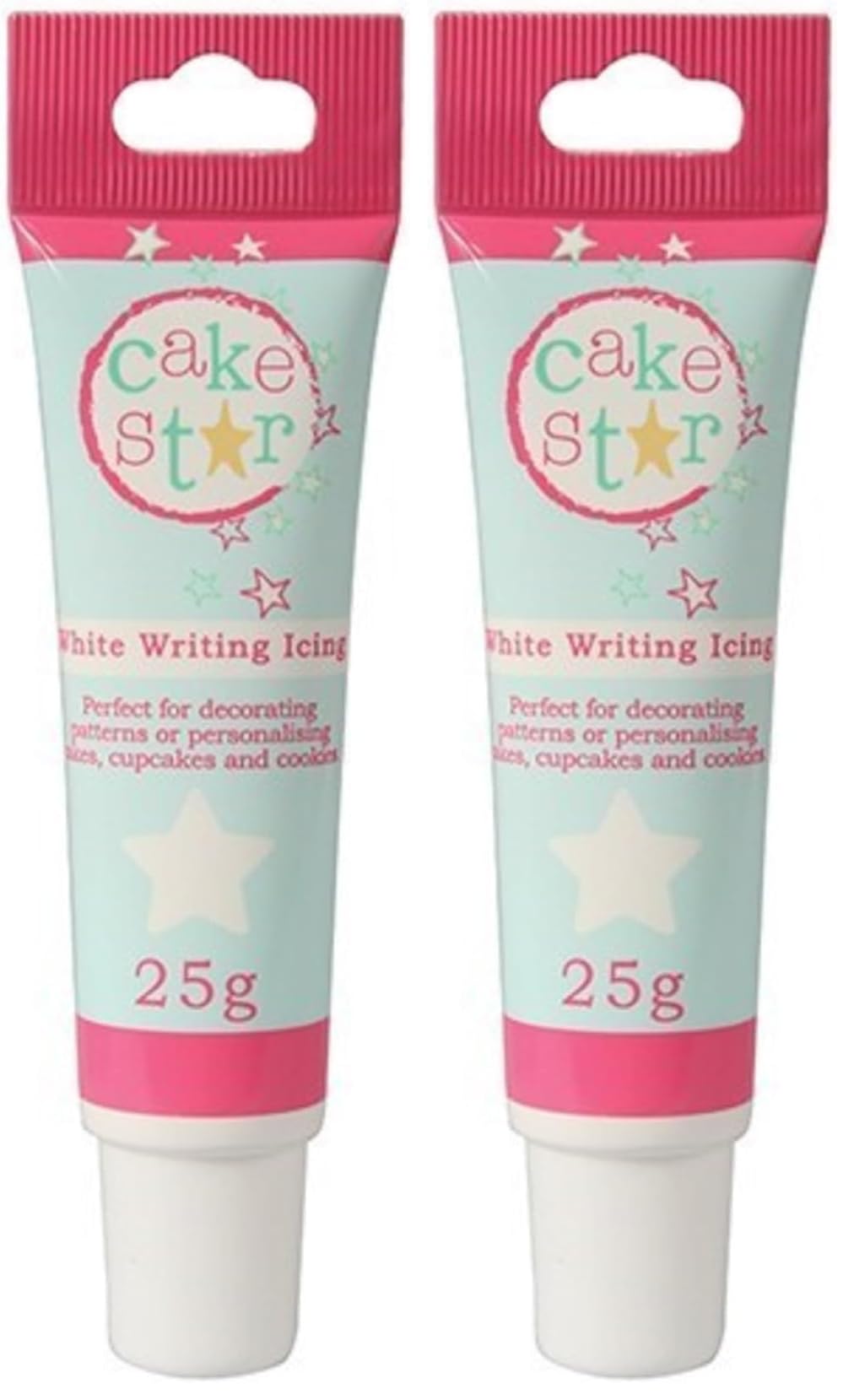 Cake Star Writing Icing - Pack of 2 Tubes | 50g Total