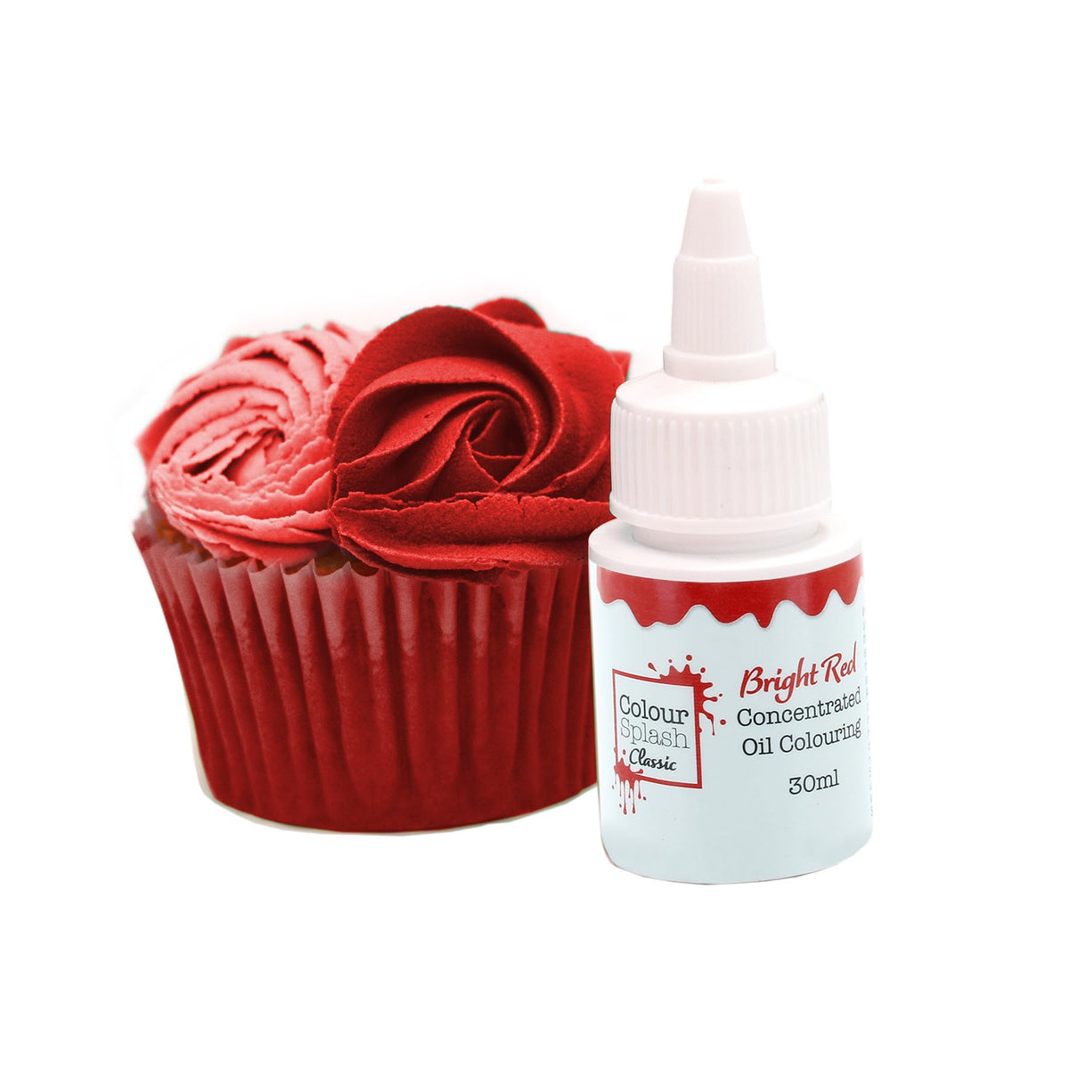 Colour Splash Bright Red Oil Based Food Colour - 30ml