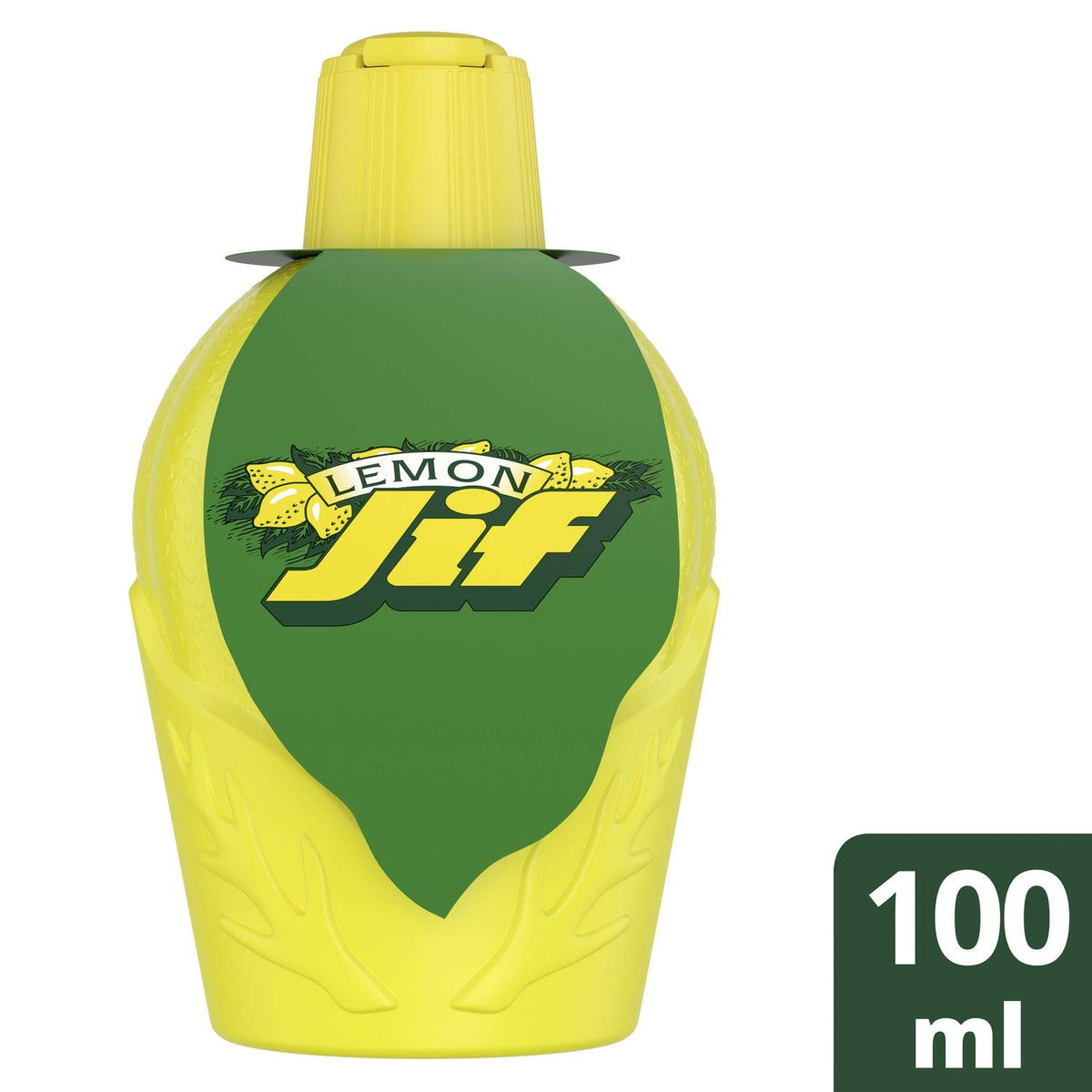 Jif Lemon Juice - 100ml Bottle (Pack of 4) | Suitable for Vegans | Long Shelf Life