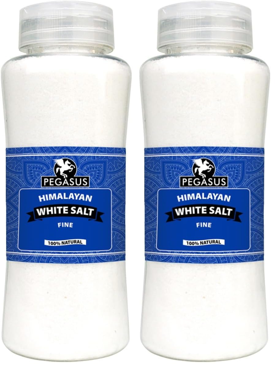 Pegasus Himalayan Fine White Salt - Pure & Natural | 800g (Pack of 2)