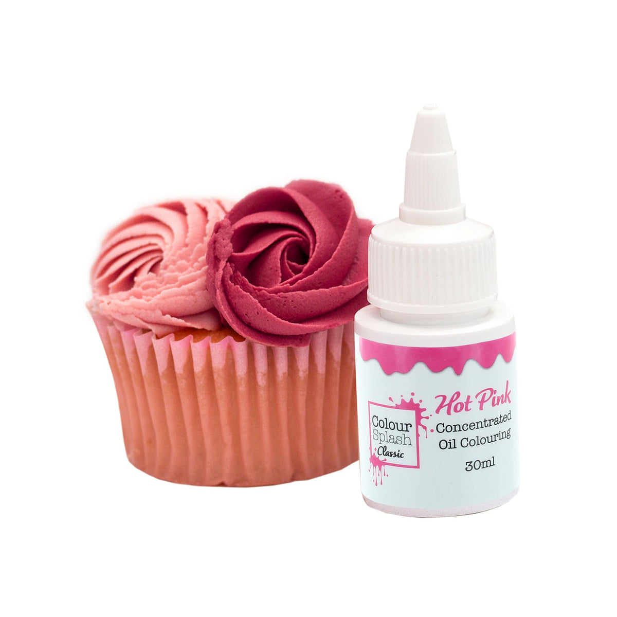 Colour Splash Oil Based Food Colouring - Hot Pink | Edible, Vibrant, For Baking - 30ml