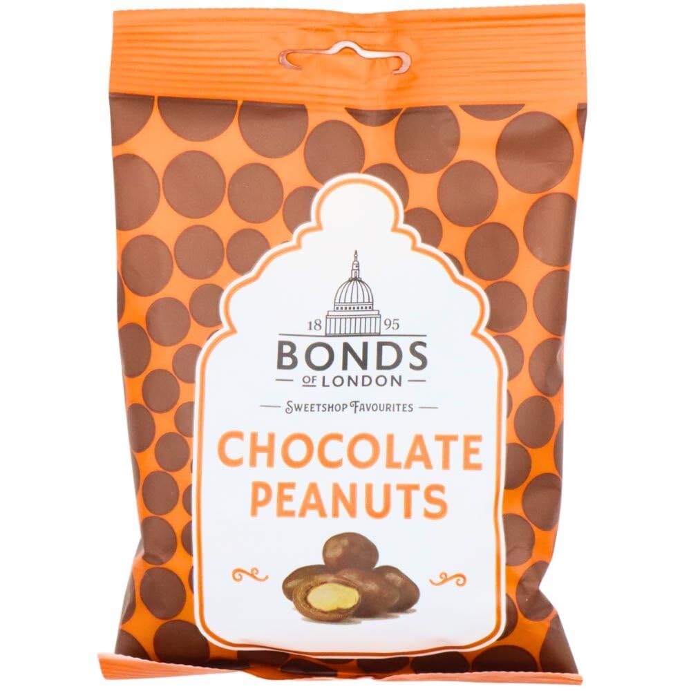 Bonds of London Chocolate Peanuts - Classic Milk Chocolate Coated Peanuts | 12 x 75g Bags 5
