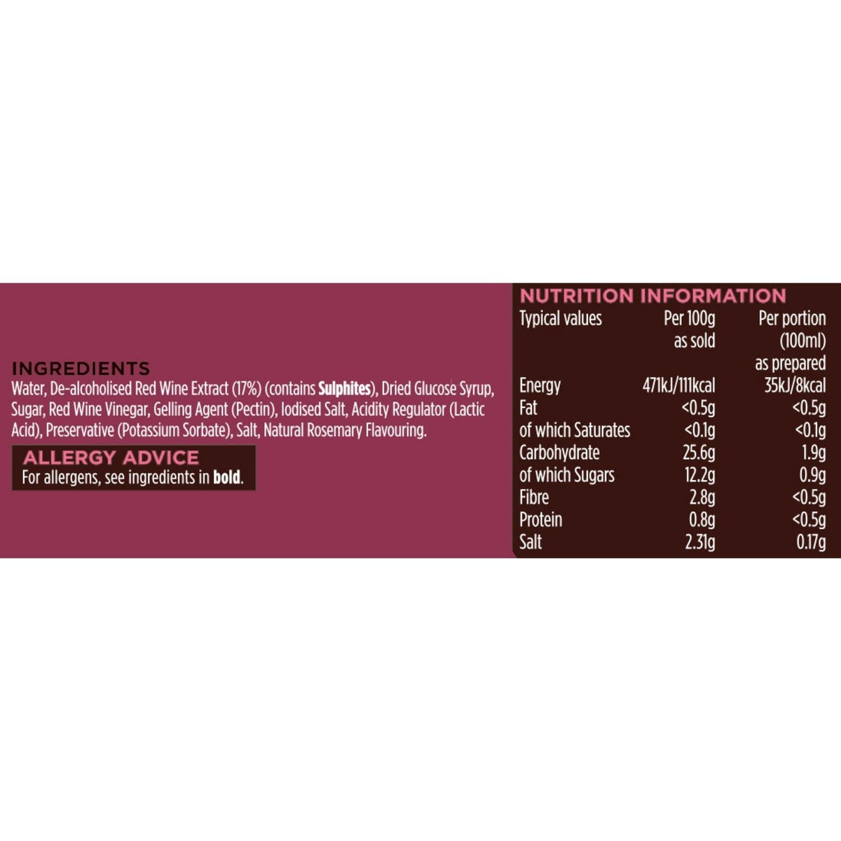 OXO Red Wine Stock Pots - Rich & Flavoursome Blend | 80g Pack | 4 x 20g Pots 6