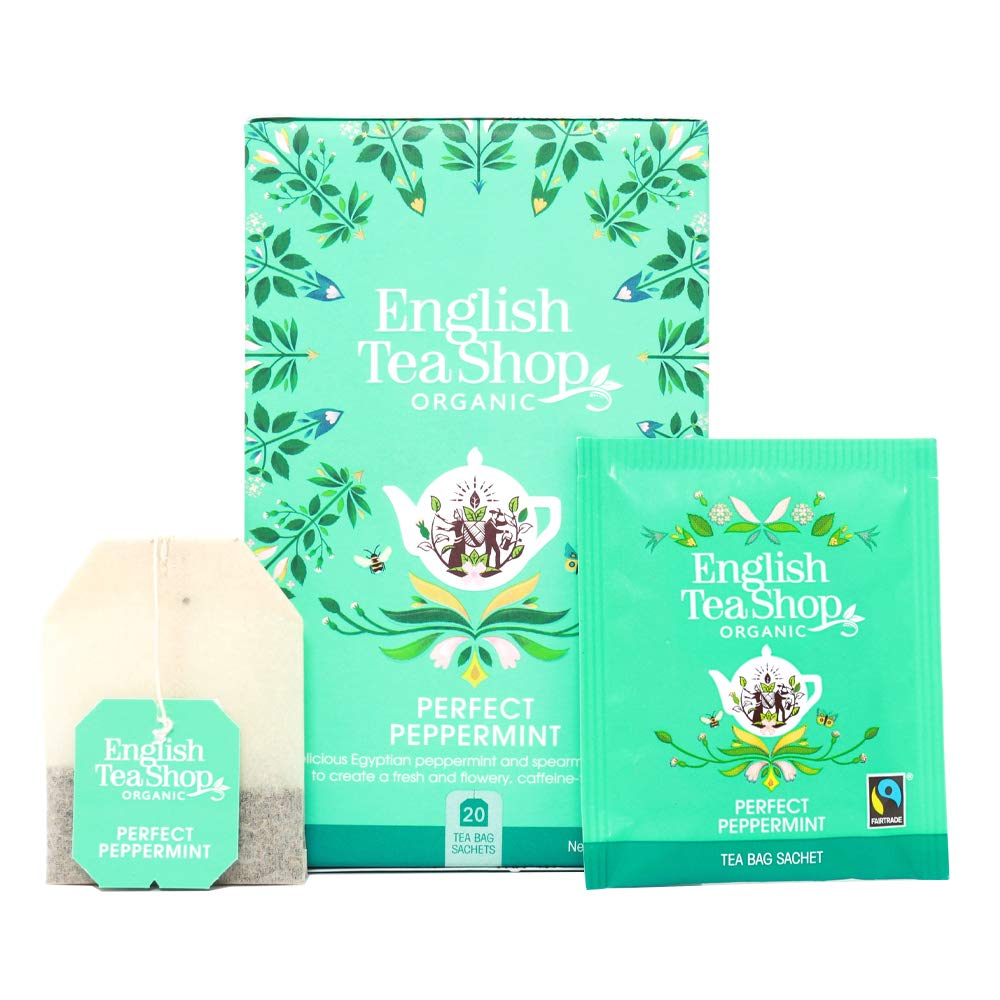 English Tea Shop Perfect Peppermint Herbal Tea - 20 Count (Pack of 2) 4