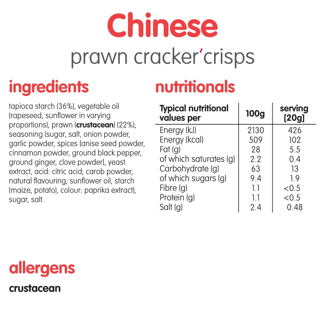 Itsu Prawn Cracker Crisps - Chinese Hoisin Flavour | 60g Sharing Bag | Pack of 6 4