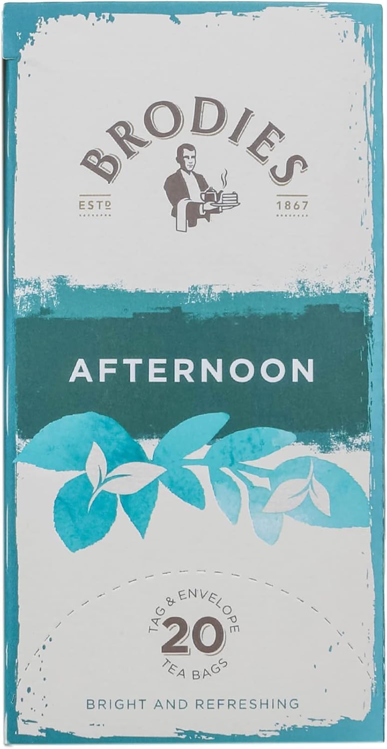Brodies Afternoon Tea - 6 Boxes of 20 Tea Bags (120 Total) 6