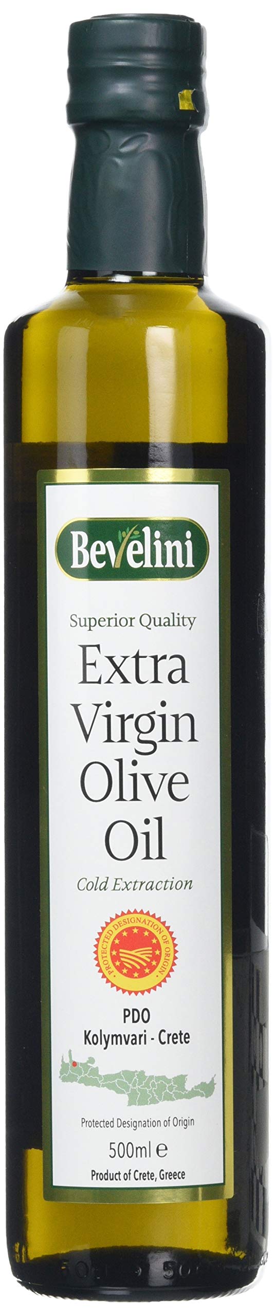 Bevelini Extra Virgin Olive Oil - 100% Cold Pressed, 750ml | Sourced from Greece | Rich in Antioxidants