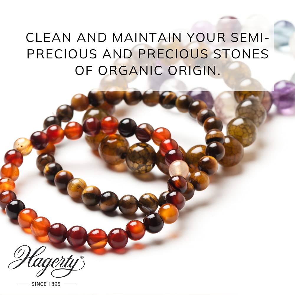 Hagerty Fine Stones Cloth - Cleans & Restores Shine on Pearls, Opals, Turquoise | 36x30cm Cotton