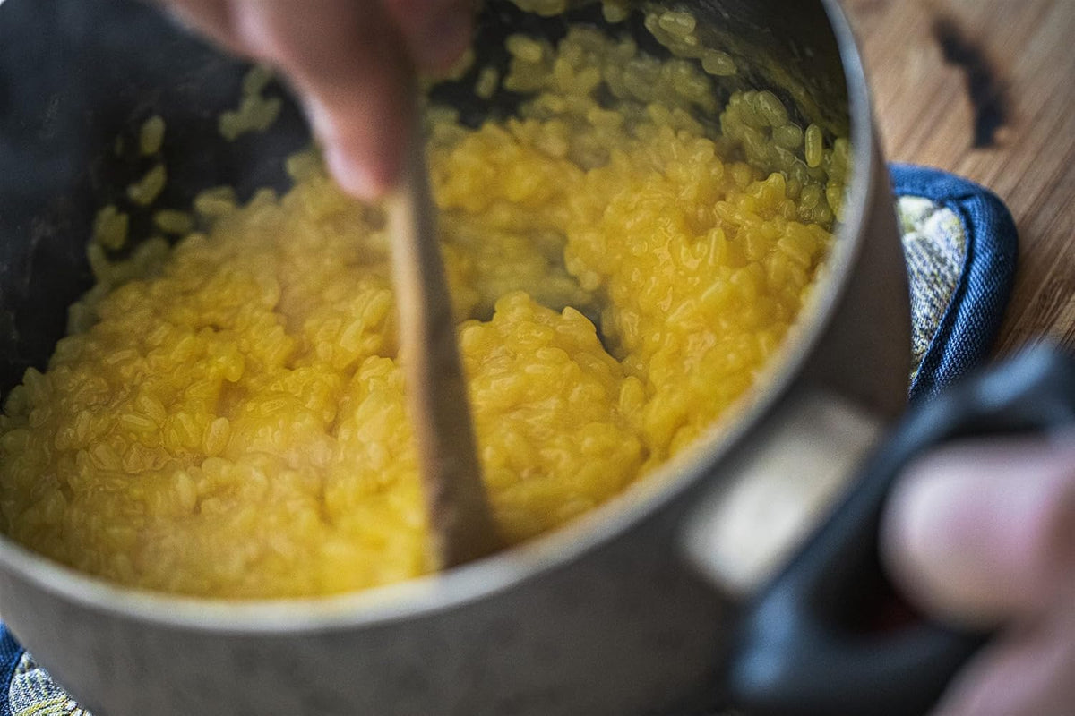 Riso Gallo Saffron Risotto Pronto - Quick Cook Vegetarian Meal | 250g Pack of 6 4