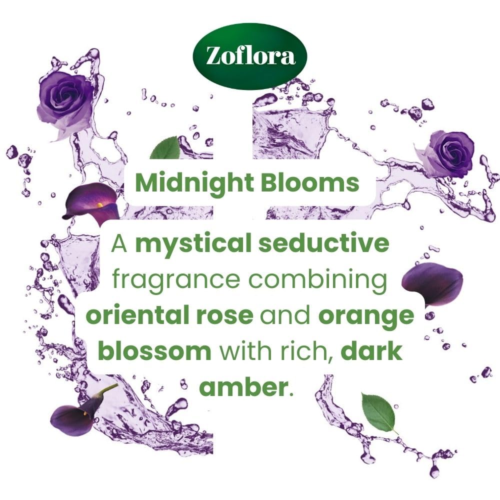 Zoflora Midnight Blooms Multipurpose Cleaner Trigger Spray - Kills 99.9% of Viruses & Bacteria, 800ml 6