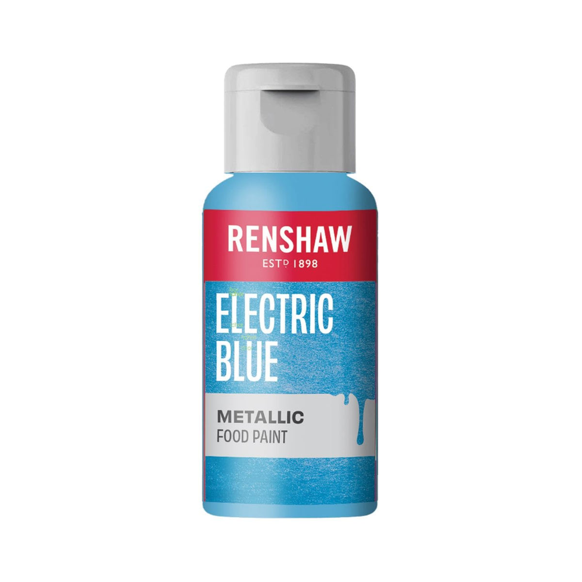 Renshaw Edible Metallic Food Paint - Electric Blue, 20g 1