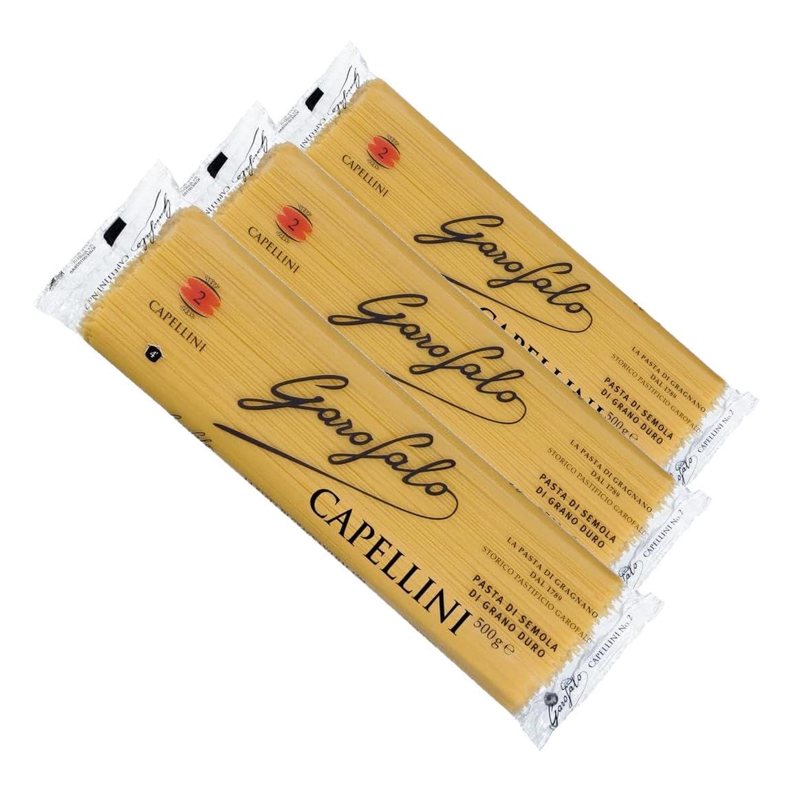 Garofalo Capellini Pasta - 1.5kg Pack (3 x 500g)