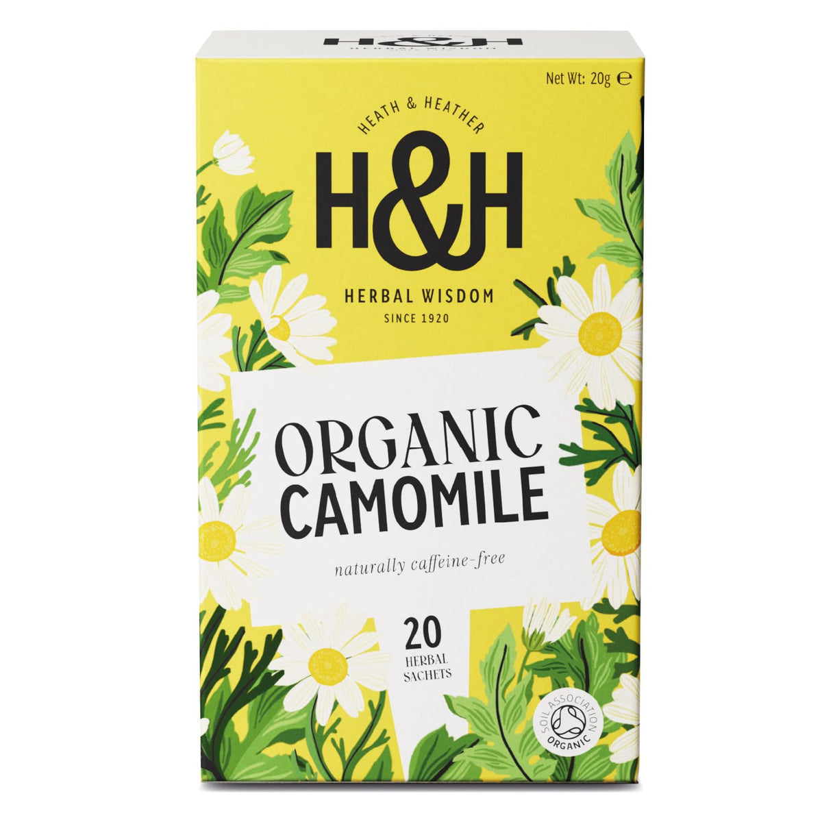 Heath & Heather Organic Camomile Tea - Promotes Relaxation & Supports Digestion | 20 Count 1