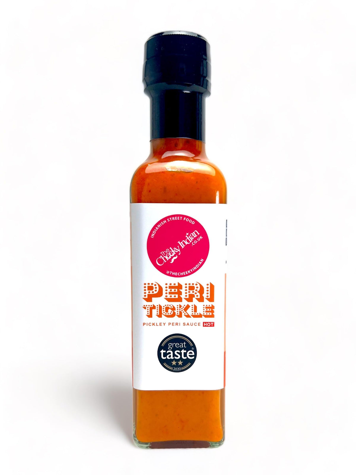 THE CHEEKY INDIAN Peri Tickle Hot Sauce - Tangy Indian Pickle Flavour | 220g