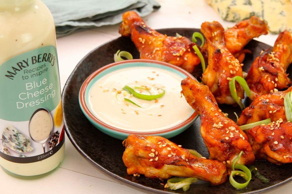 Mary Berry's Blue Cheese Dressing - Rapeseed Oil, Red Wine Vinegar | Pack of 2 x 235 ml | Vegetarian Society Approved 7