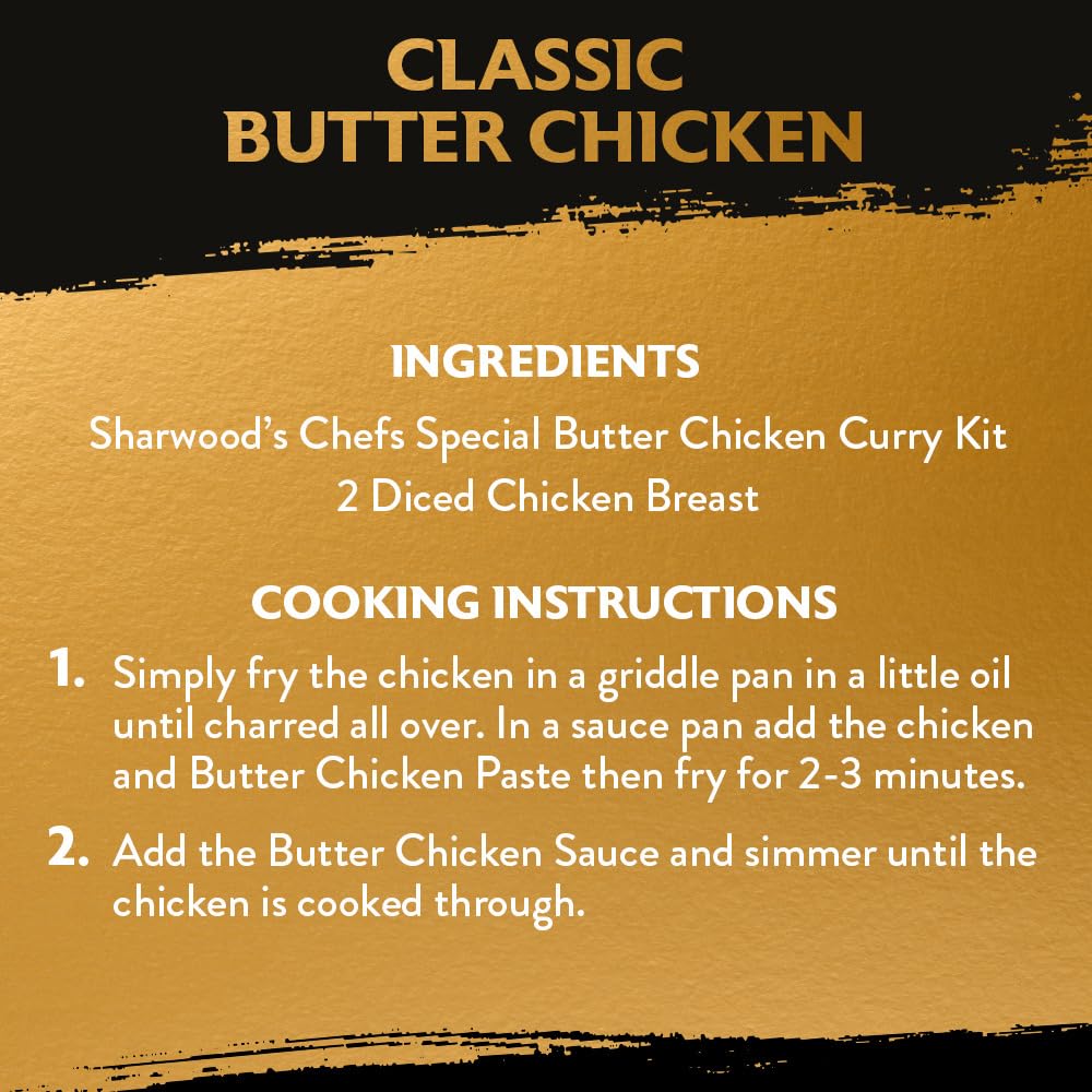 Sharwood's Chef's Special Butter Chicken Curry Kit - 280g Pack of 5 6