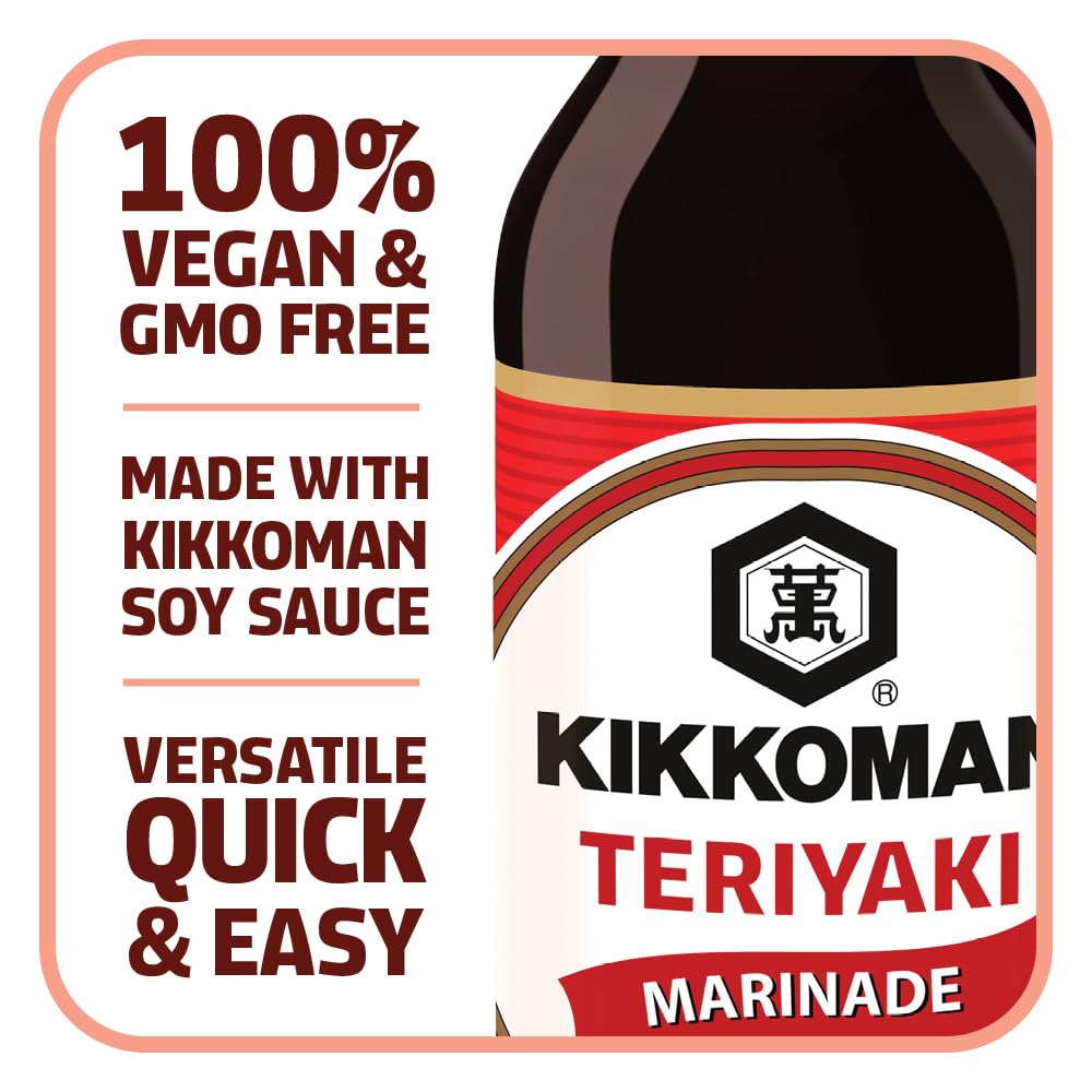 Kikkoman Teriyaki Marinade - 975ml Bottle | Vegan Friendly, GMO Free 2