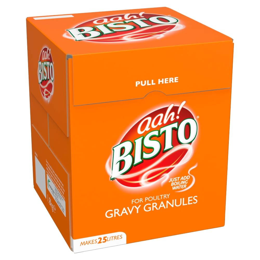 Bisto Chicken Gravy Granules - 1.8 Kg Tub | Authentic British Seasoning | Quick & Easy Preparation 5