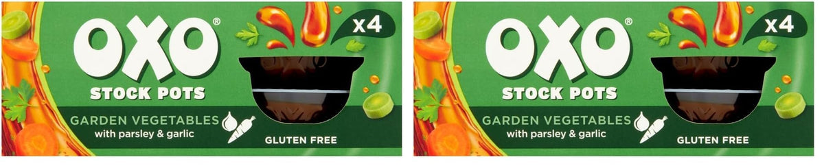 OXO Garden Vegetables Stock Pots - Gluten-Free, Vegetarian, 8 x 20g