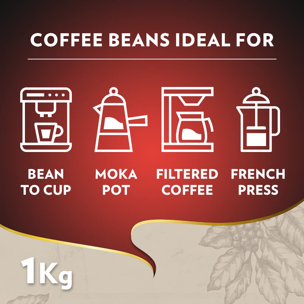 Lavazza Espresso Gran Crema Whole Coffee Beans - Intensity 7/10, Floral Aroma, 1kg 6