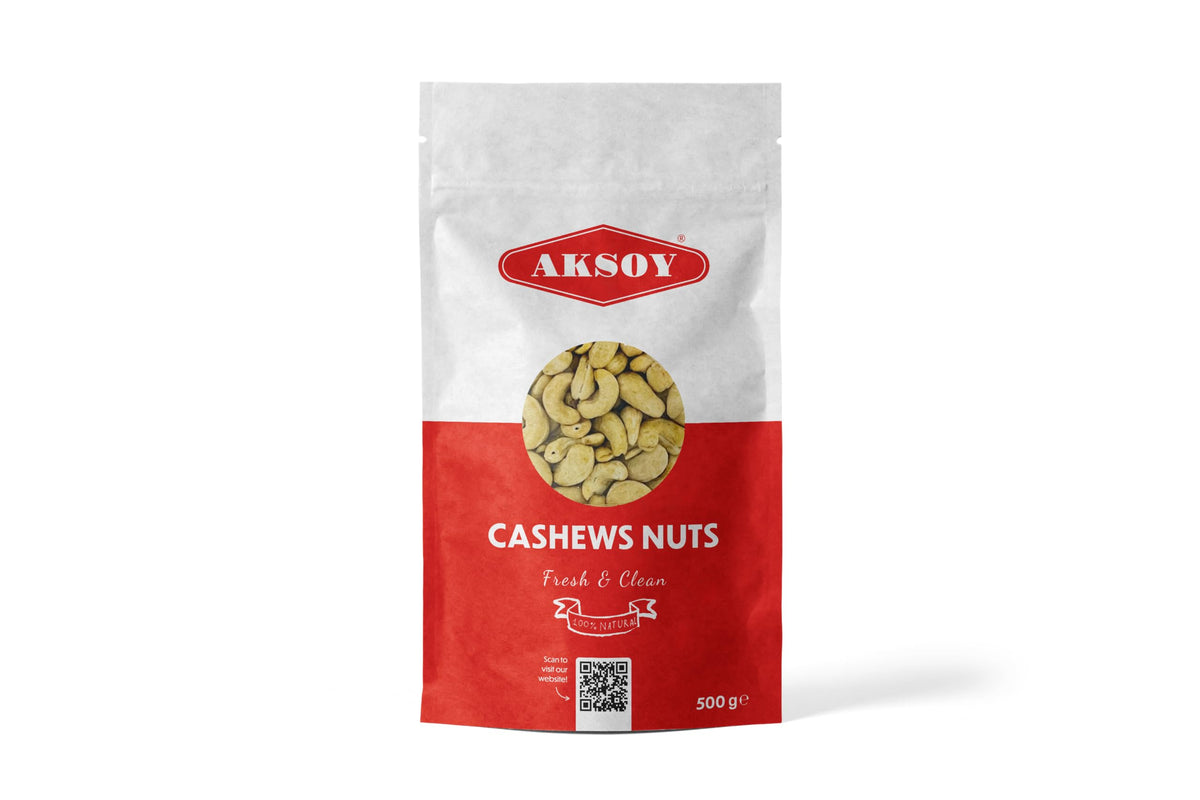 AKSOY Raw Cashews - 500g | Natural, Unsalted, Vegan 4