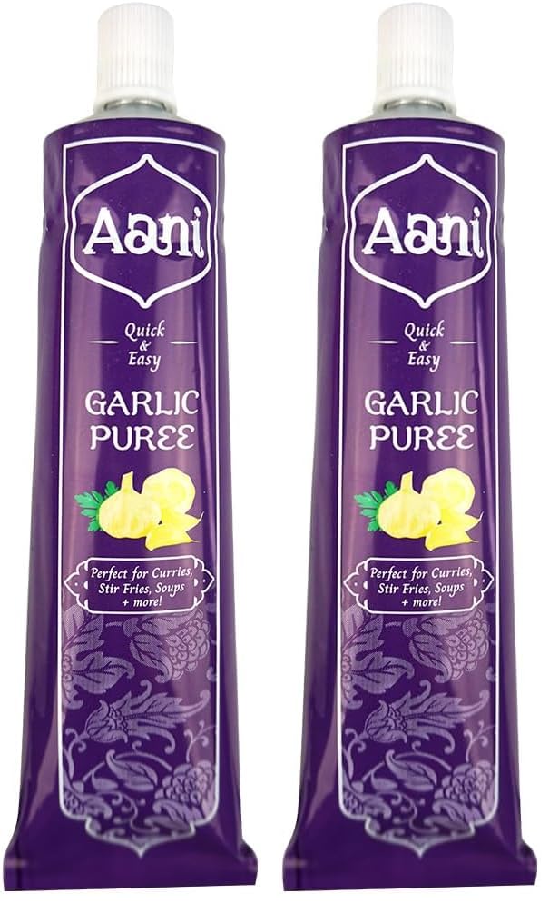 AANI Garlic Puree - 110g (Pack of 2) | Smooth Consistency | Long Shelf Life