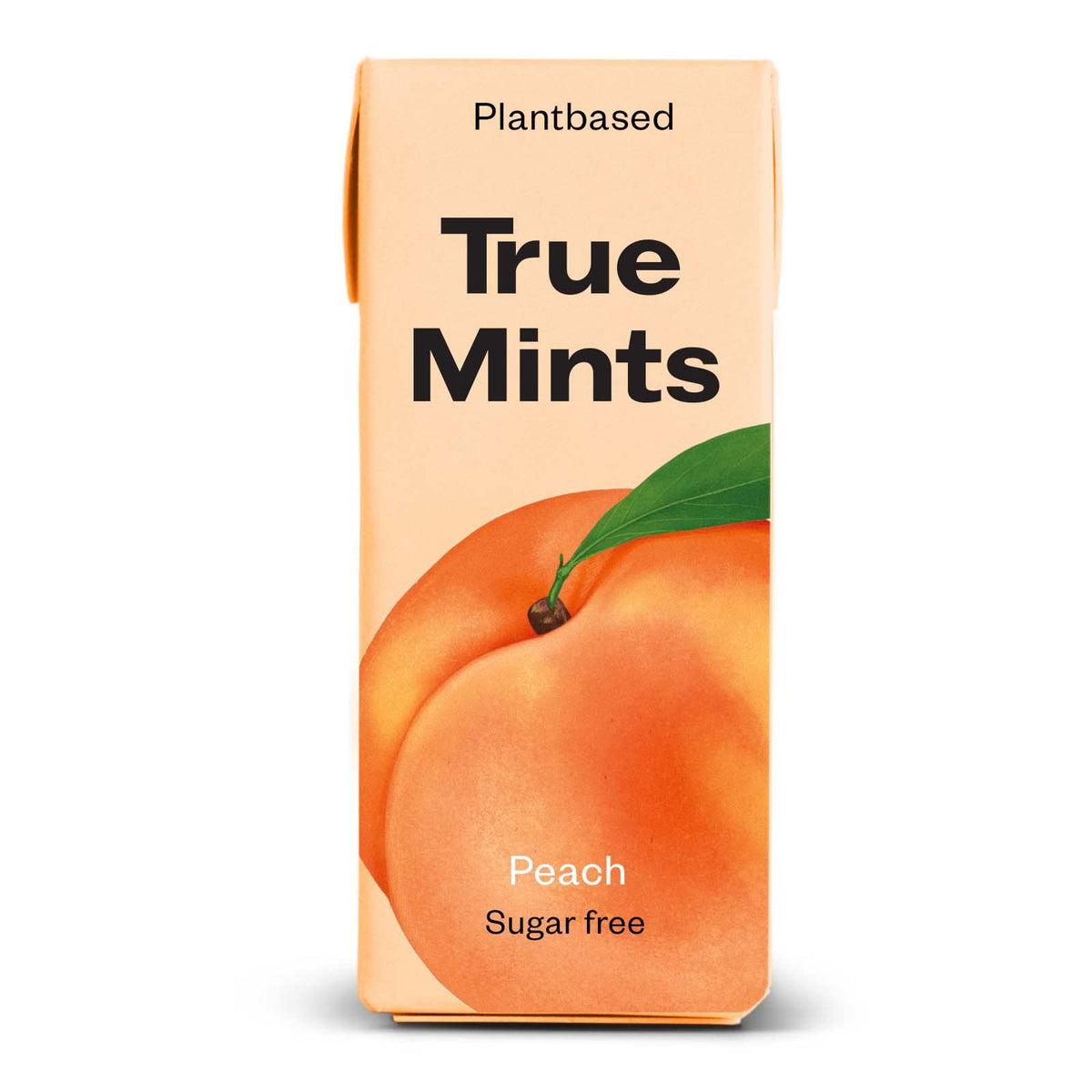 True Gum Peach Mints - Sugar Free | Xylitol Sweetened | 12-Pack