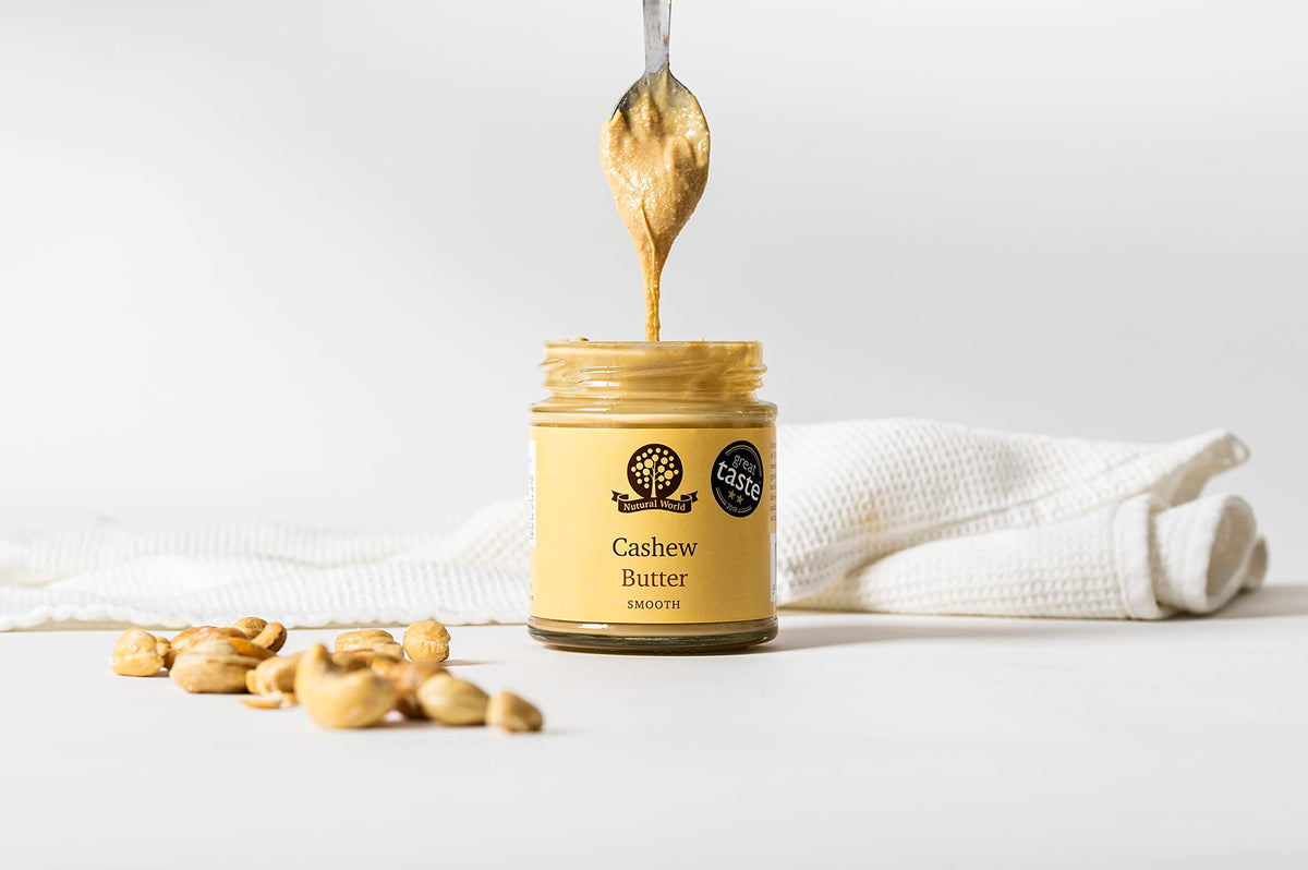 Nutural World Smooth Cashew Butter - 1kg | Single Ingredient | Great Taste Award Winner 3