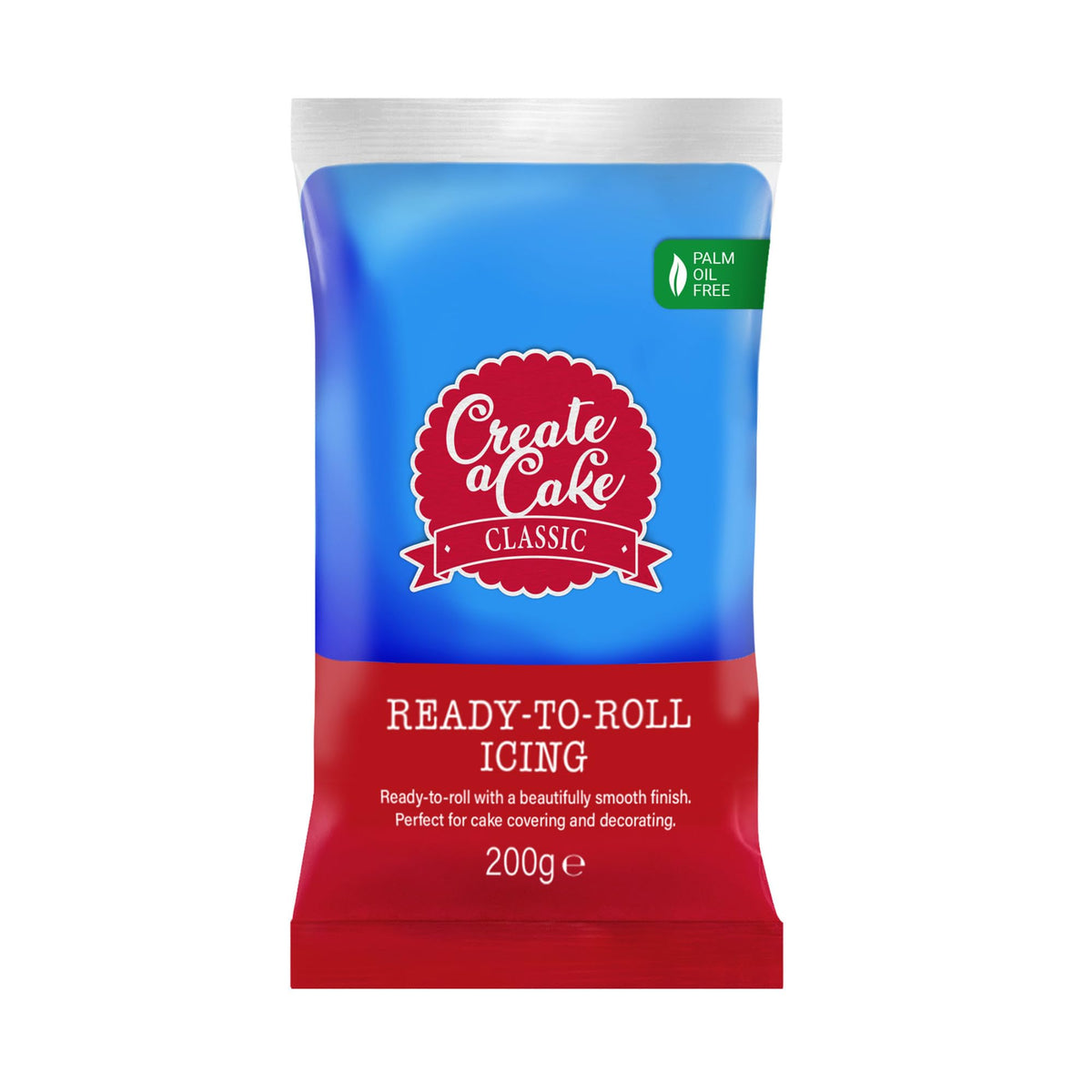 Create A Cake Blue Ready to Roll Fondant Icing - 1.6kg Pack | Palm Free Sugar Paste 3
