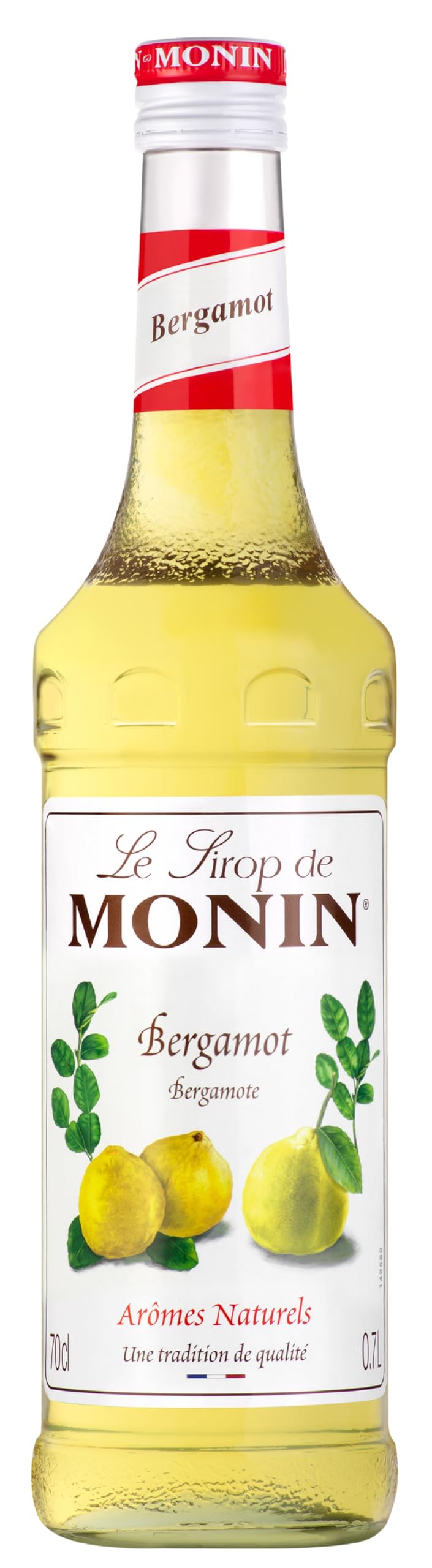 Monin Bergamot Syrup - Vibrant Citrus Flavour | 700ml | Vegan-Friendly
