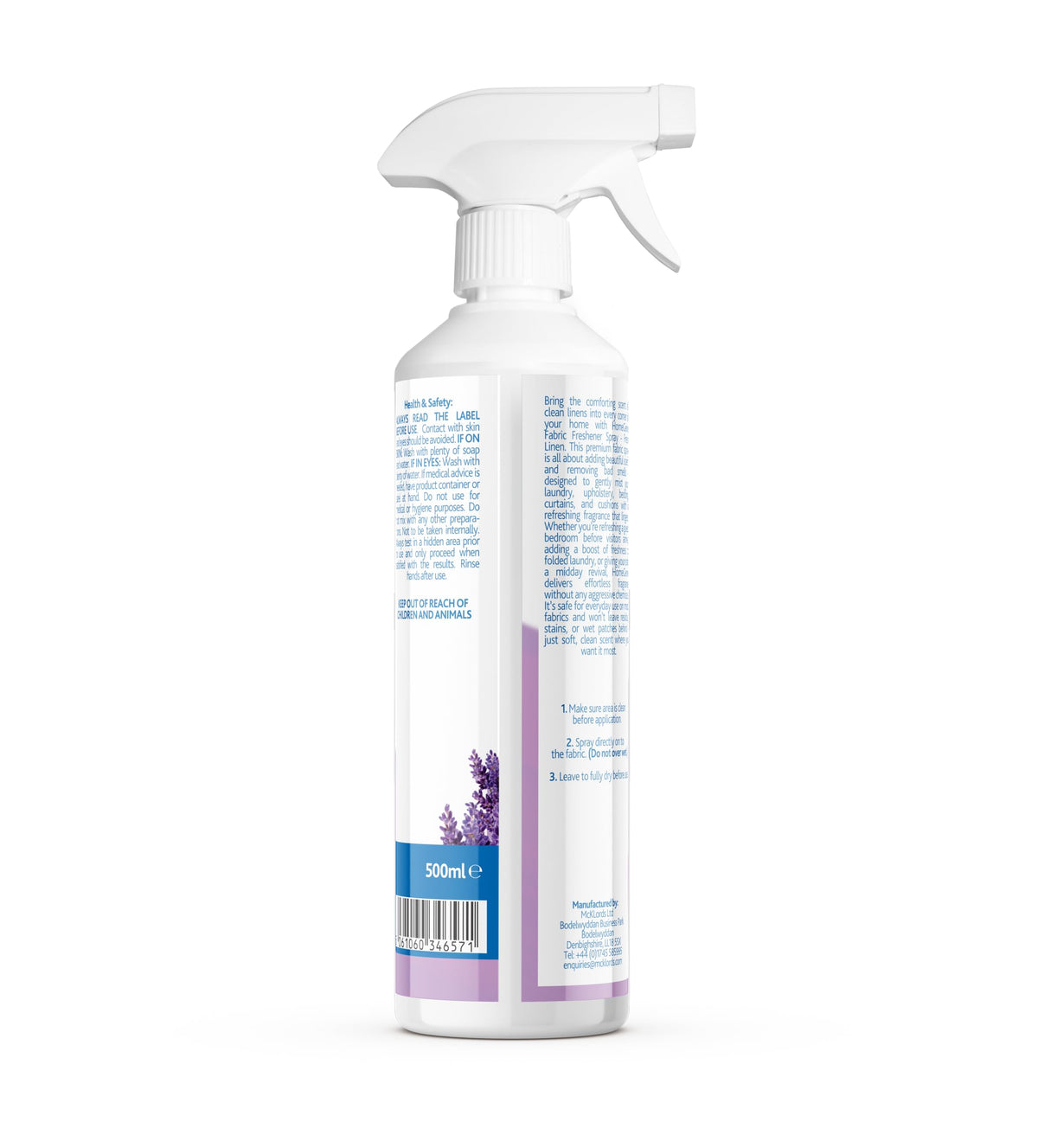 HomeGenie Fabric Freshener Spray - Lavender Scent - 500ml