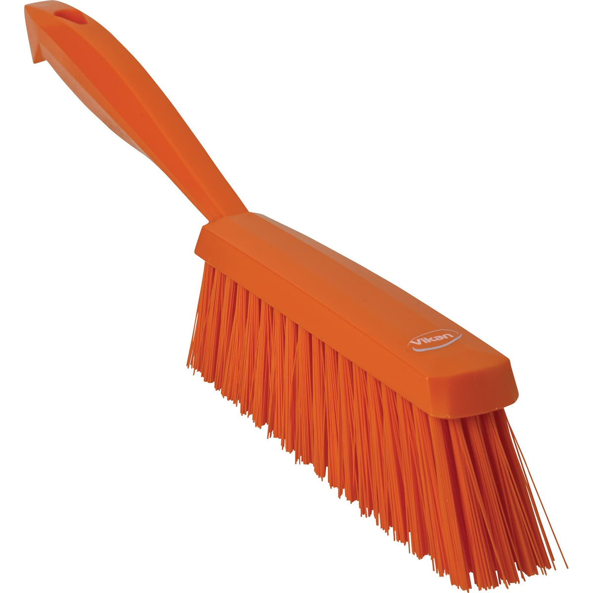 Vikan Orange Dustpan and Brush Set - Medium Bristle, Ergonomic Handle | 340mm 1