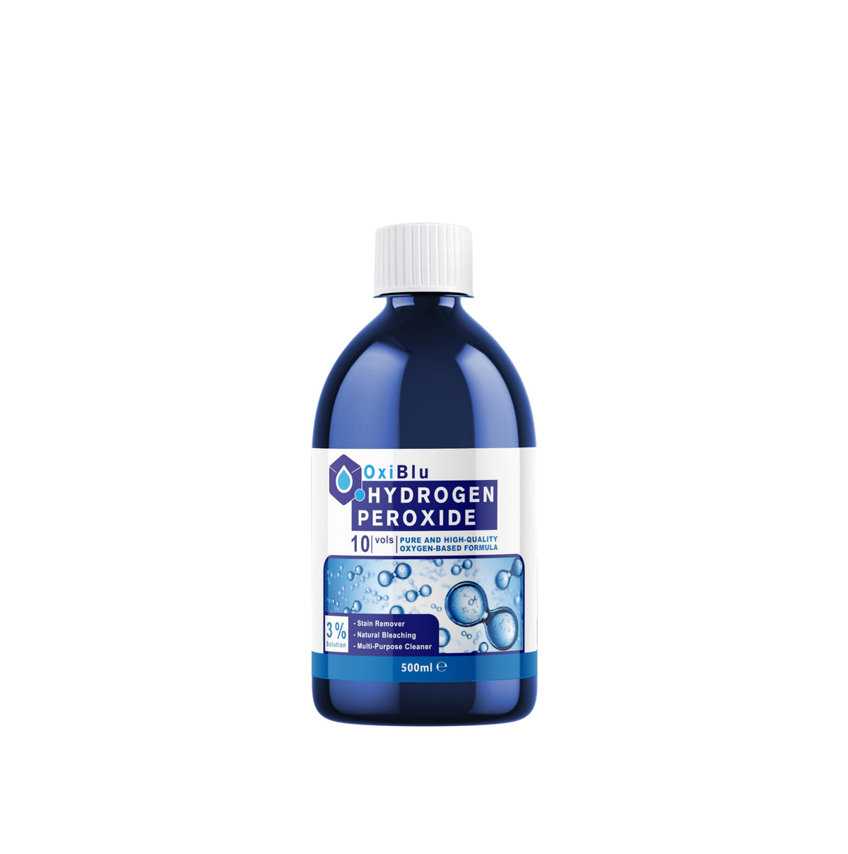 OxiBlu Hydrogen Peroxide 3% - All-Purpose Cleaner | 500ml | Antibacterial 1