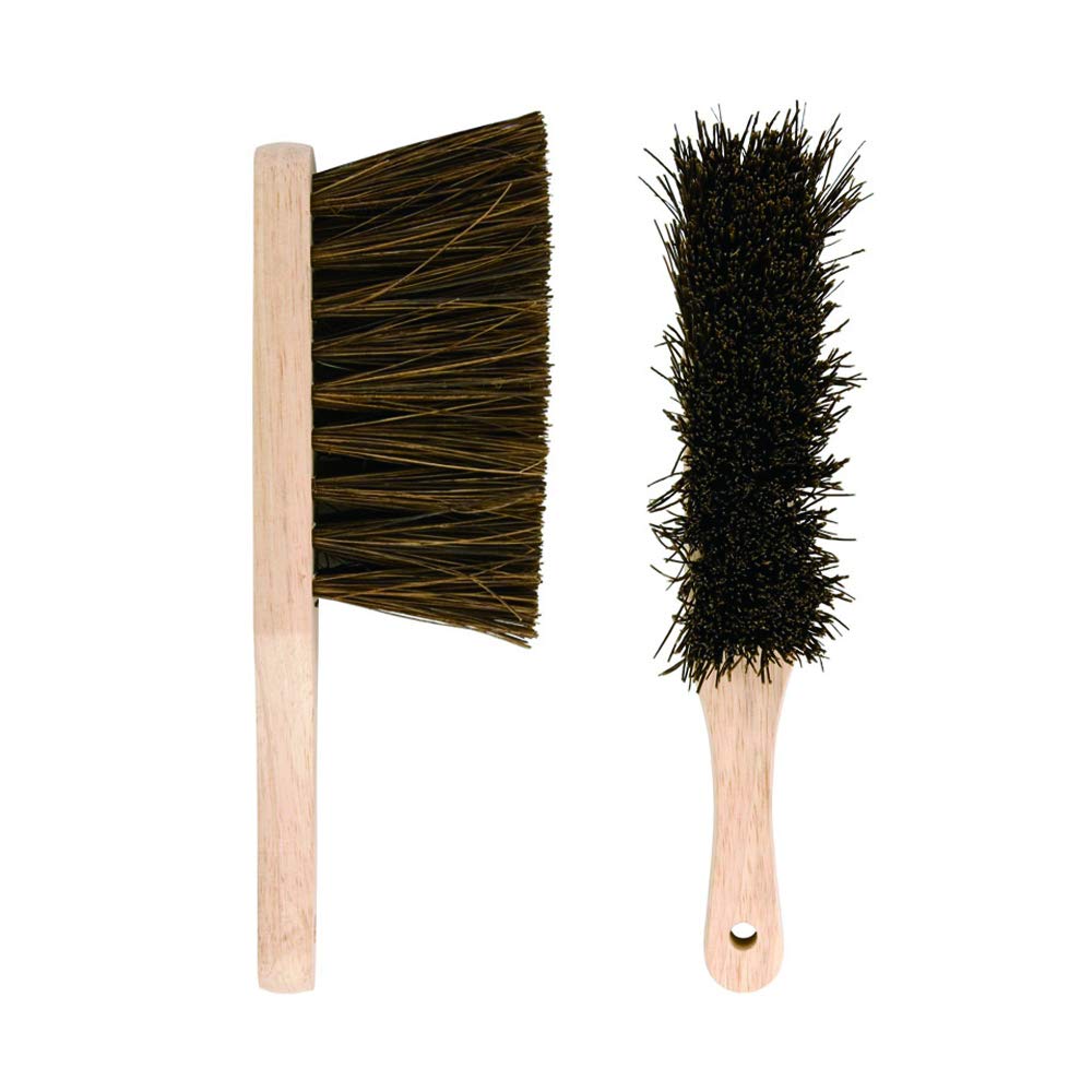 Elliott Natural Bassine Fibre Hand Brush - Stiff Bristles, FSC Certified | 25 cm | Beige 5