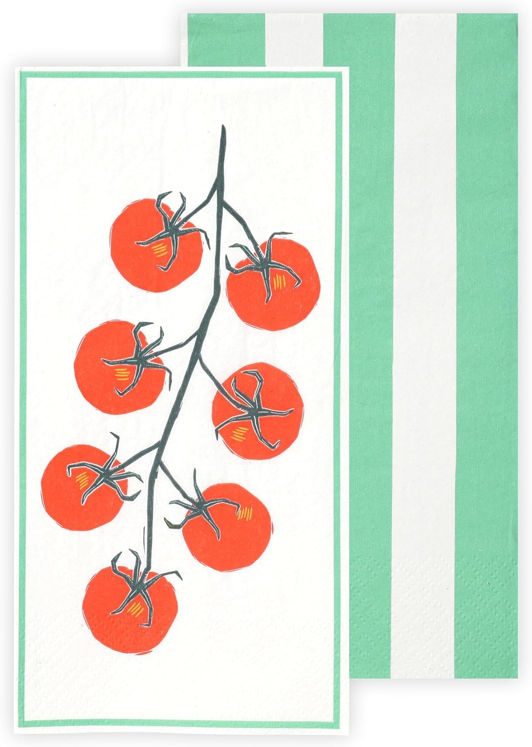 Talking Tables Tomato Napkins - Set of 16, 40x40 cm, 3-Ply Paper