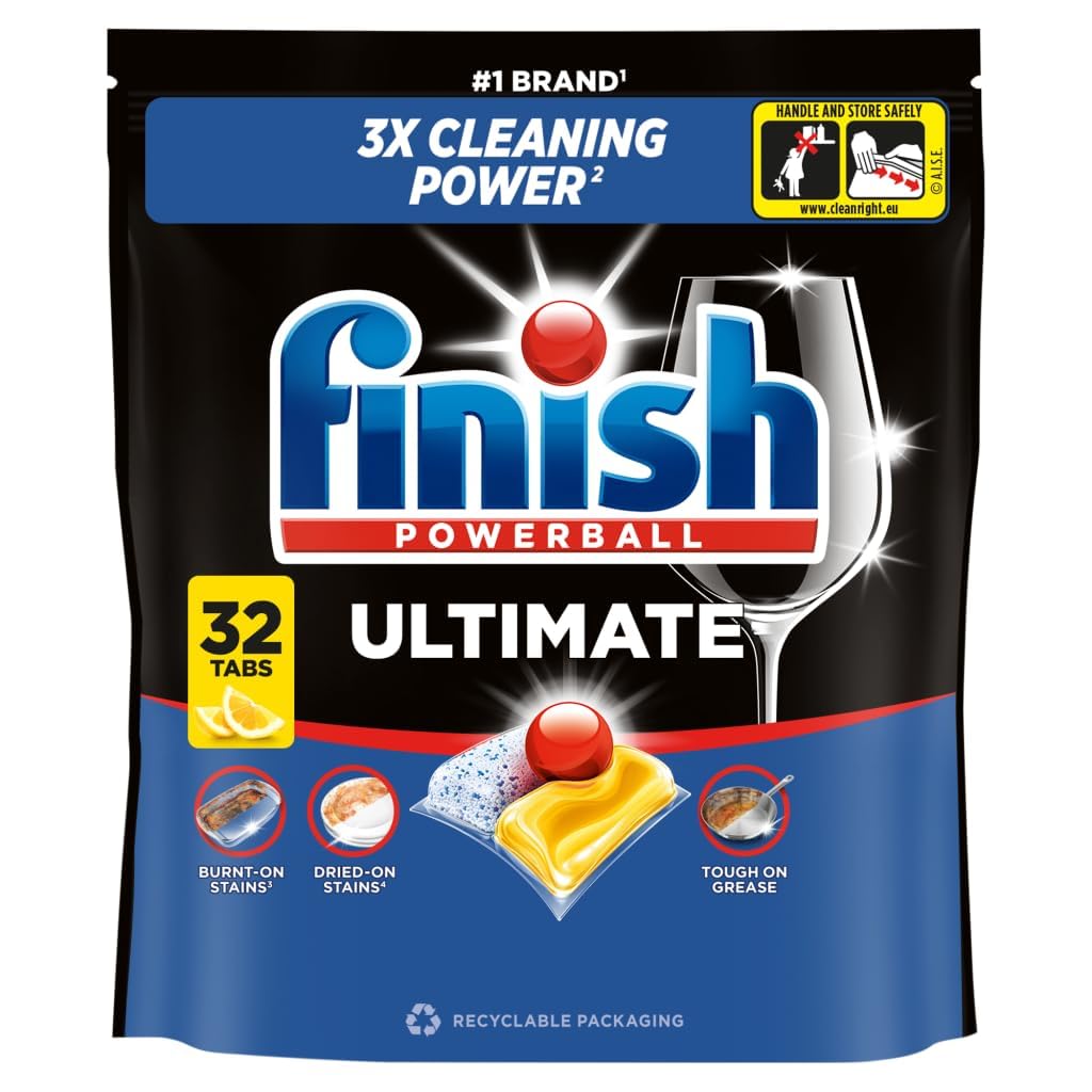 Finish Quantum Ultimate Dishwasher Tablets Lemon Scent - 85 Count