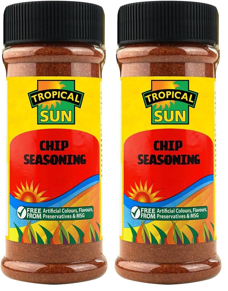Tropical Sun Barbecue Seasoning - Adds Instant Flavour to Fries & More | 130g Pack of 2 1