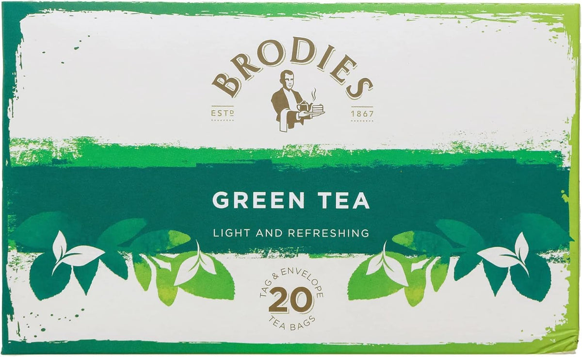 Brodies Sencha Green Tea - 120 Teabags | Antioxidant Properties | Refreshing 7