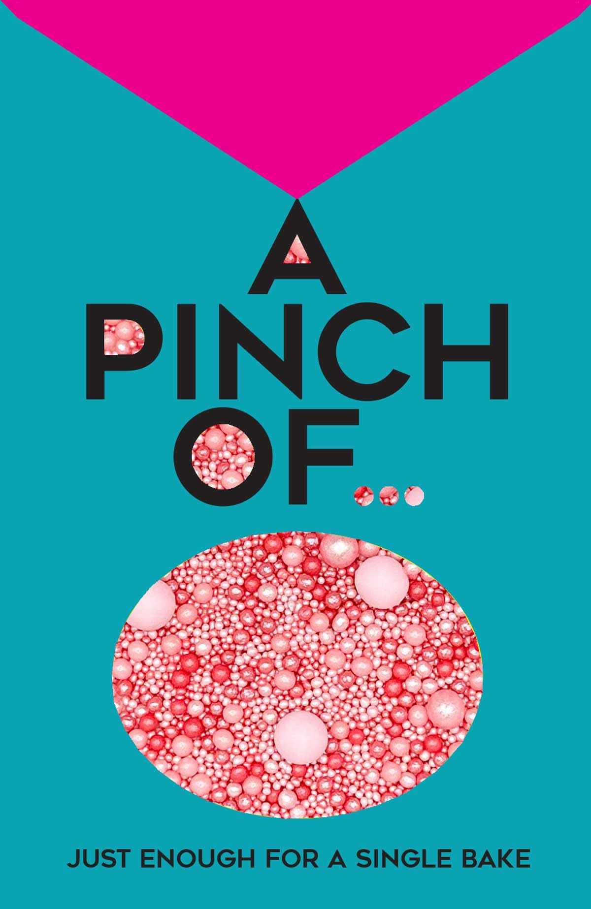 A Pinch of Pearls Mix Sprinkles - Pink Edible Cake Decorations | 30g