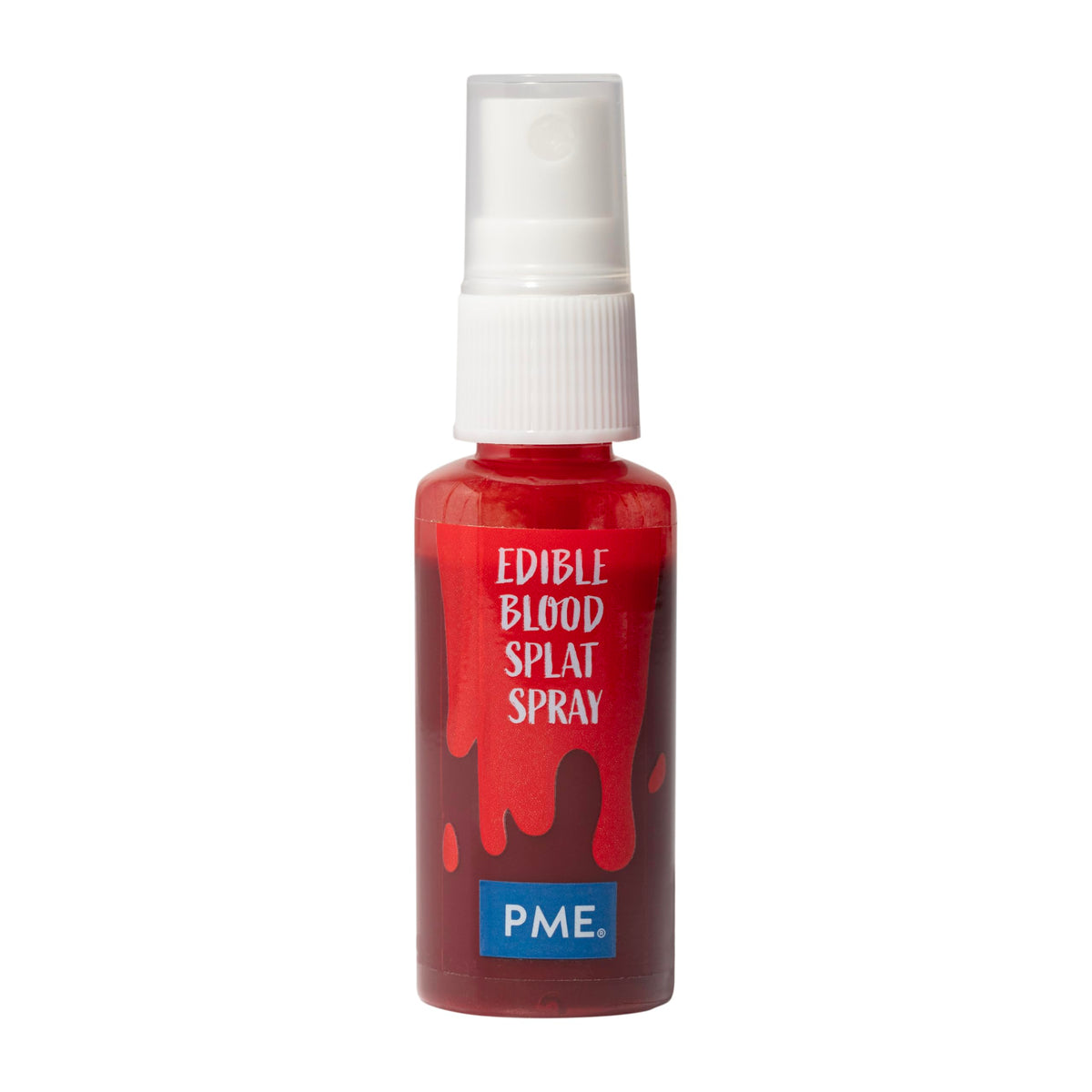 PME Blood Splat Spray - Edible Halloween Cake Decorating | 30ml Red Liquid 5
