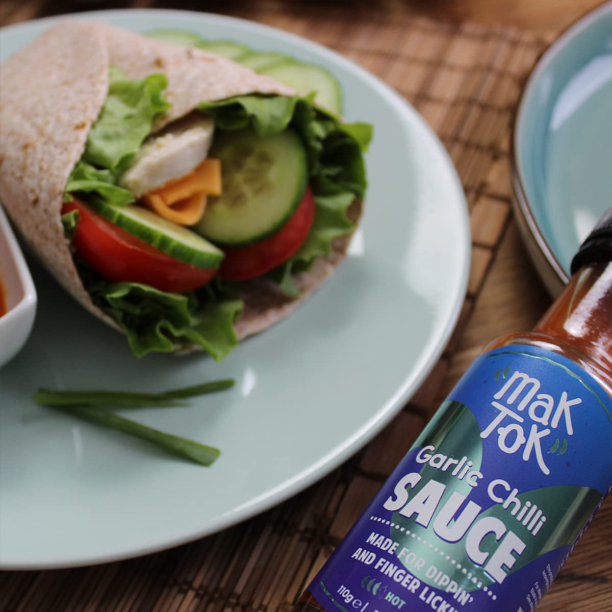 Mak Tok Authentic Malaysian Chilli Sauce - Garlicky & Spicy Flavour, 110g