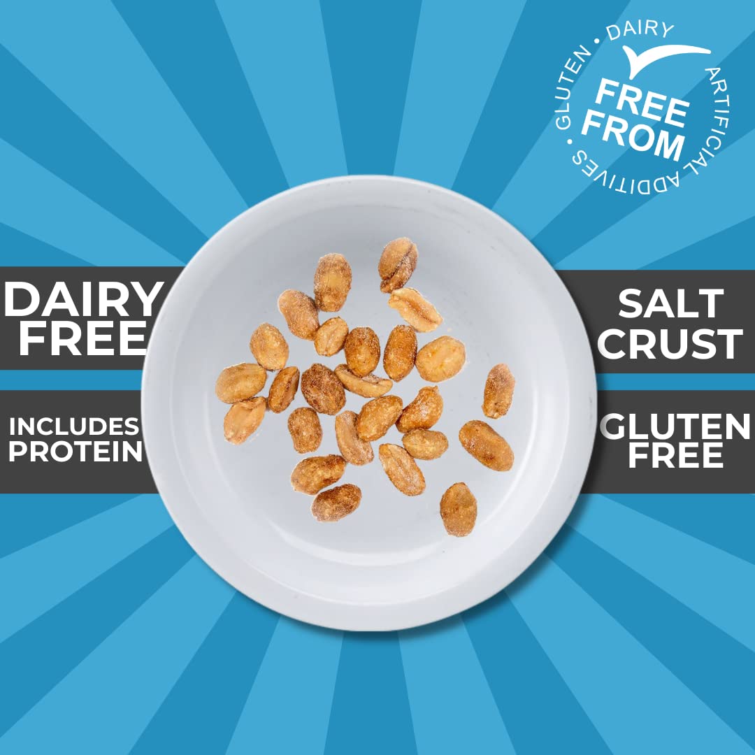 Mr Filbert's Salt Crust Peanuts - Hot Air Roasted, Sea Salted | 20 x 40g