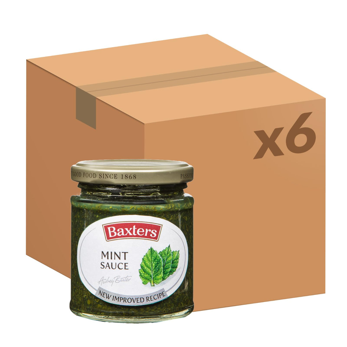 Baxters Mint Sauce - Traditional Recipe | Vegan Friendly | 170g Jars (Pack of 6) 1